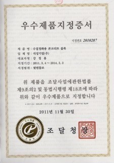 수질정화용 콘크리트 블록 (지정번호 2010287) (2011년)